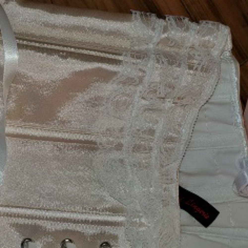 Nwt Womens Corset Bustier Bone in Lace up - Picture 9 of 10